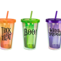 Spooky Halloween Holographic Tumbler