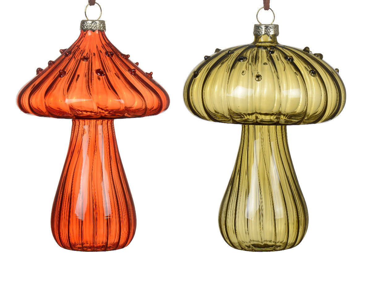 Colourful Mushroom Hanging Bauble Ornament