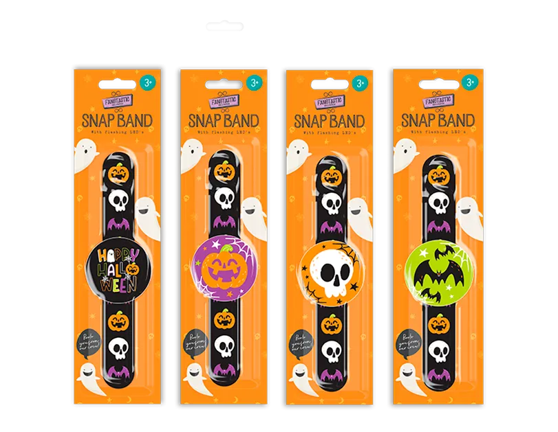 Halloween Flashing LED Snap Band
