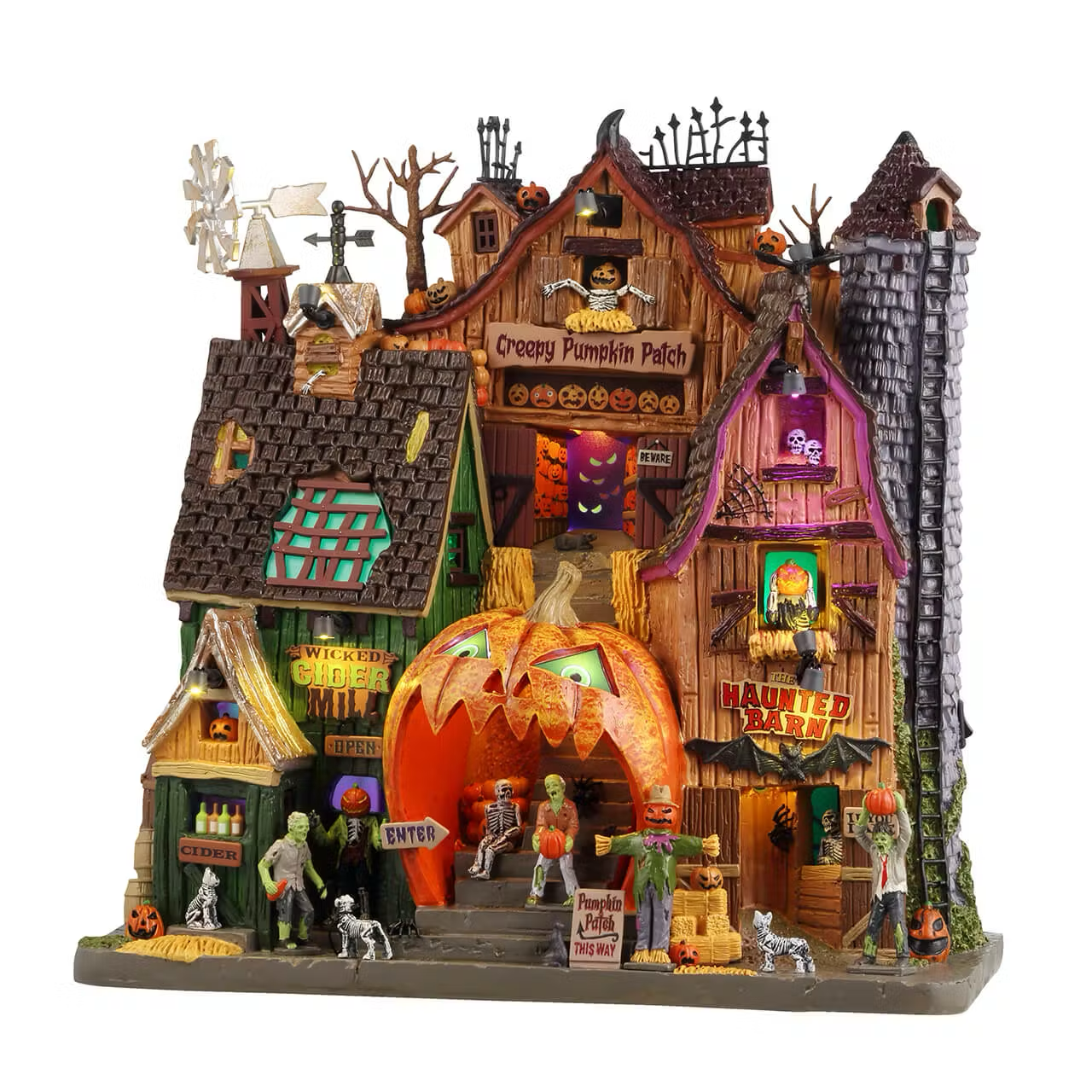 NEW Lemax Spooky Town - Creepy Pumpkin Patch