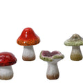 Individual Terracotta Rustic Mushroom Decoration - 9.5cm
