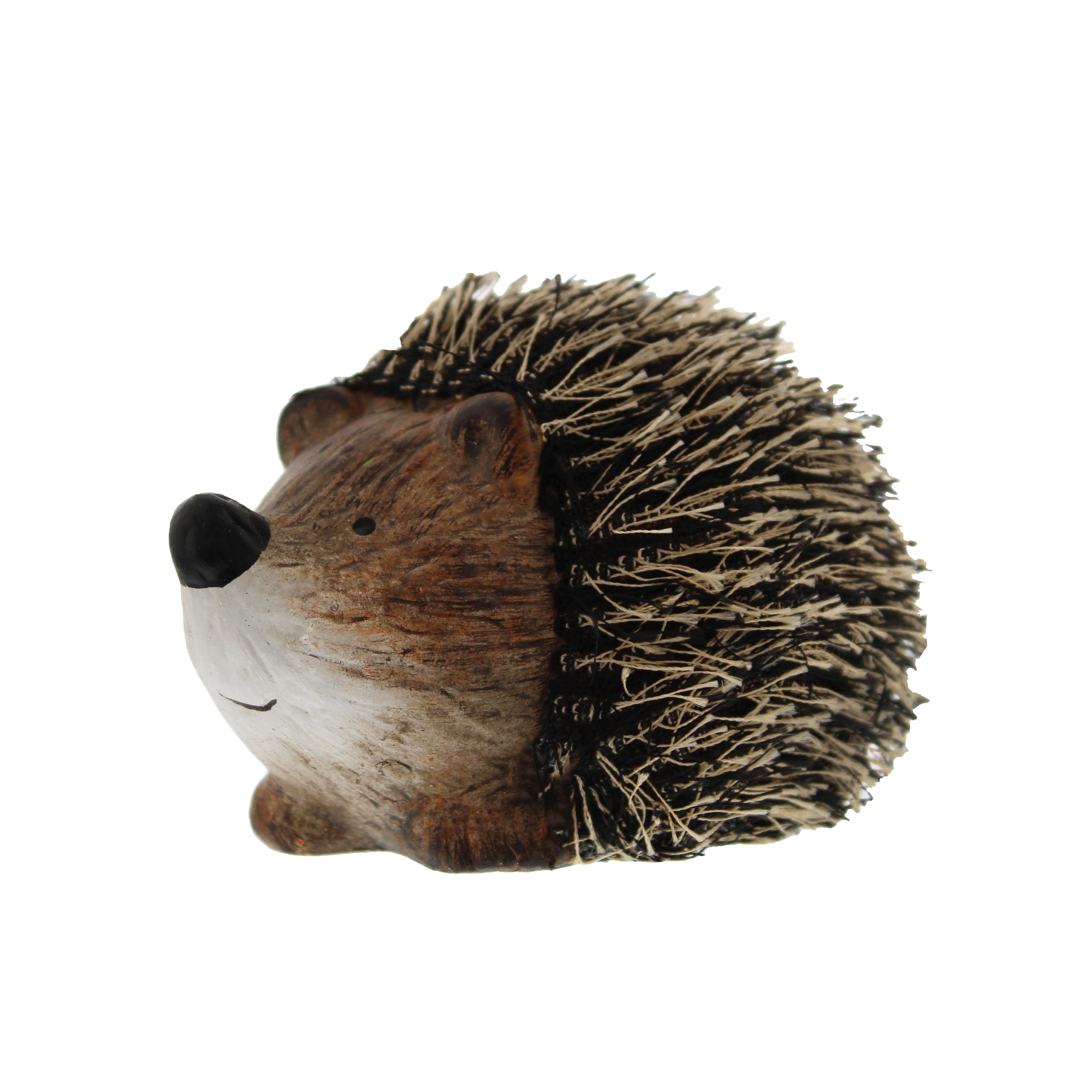Ceramic Brown Hedgehog Ornament