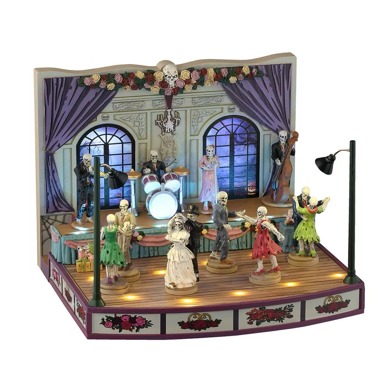 NEW Lemax Spooky Town - Wedding Party with Lights, Sound & Motion