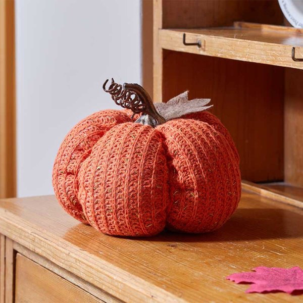 Large Orange Halloween Autumn DecorPumpkin - 18cm