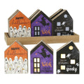 Wood LED Halloween Houses