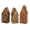 Brown Stoneware Rustic Houses