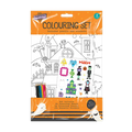 Halloween Colouring Set