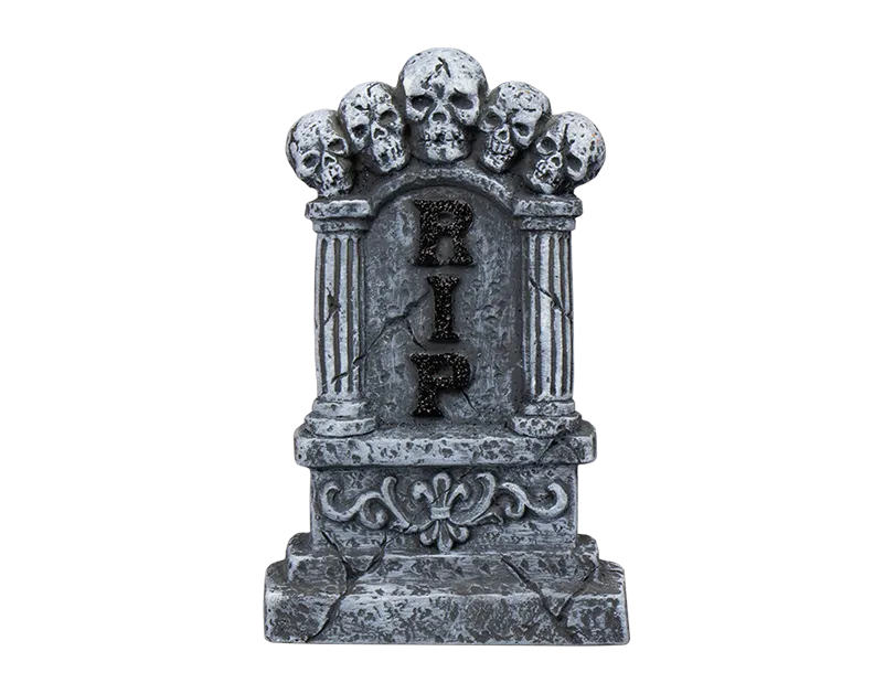 Halloween Cement Graveyard Decoration - 14cm