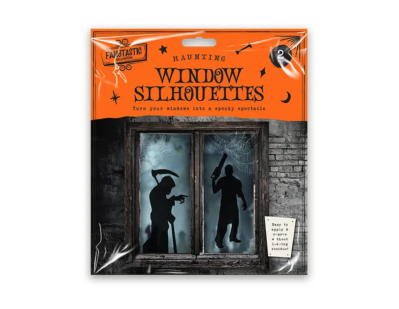 Halloween Window Silhouette - 2 Pack