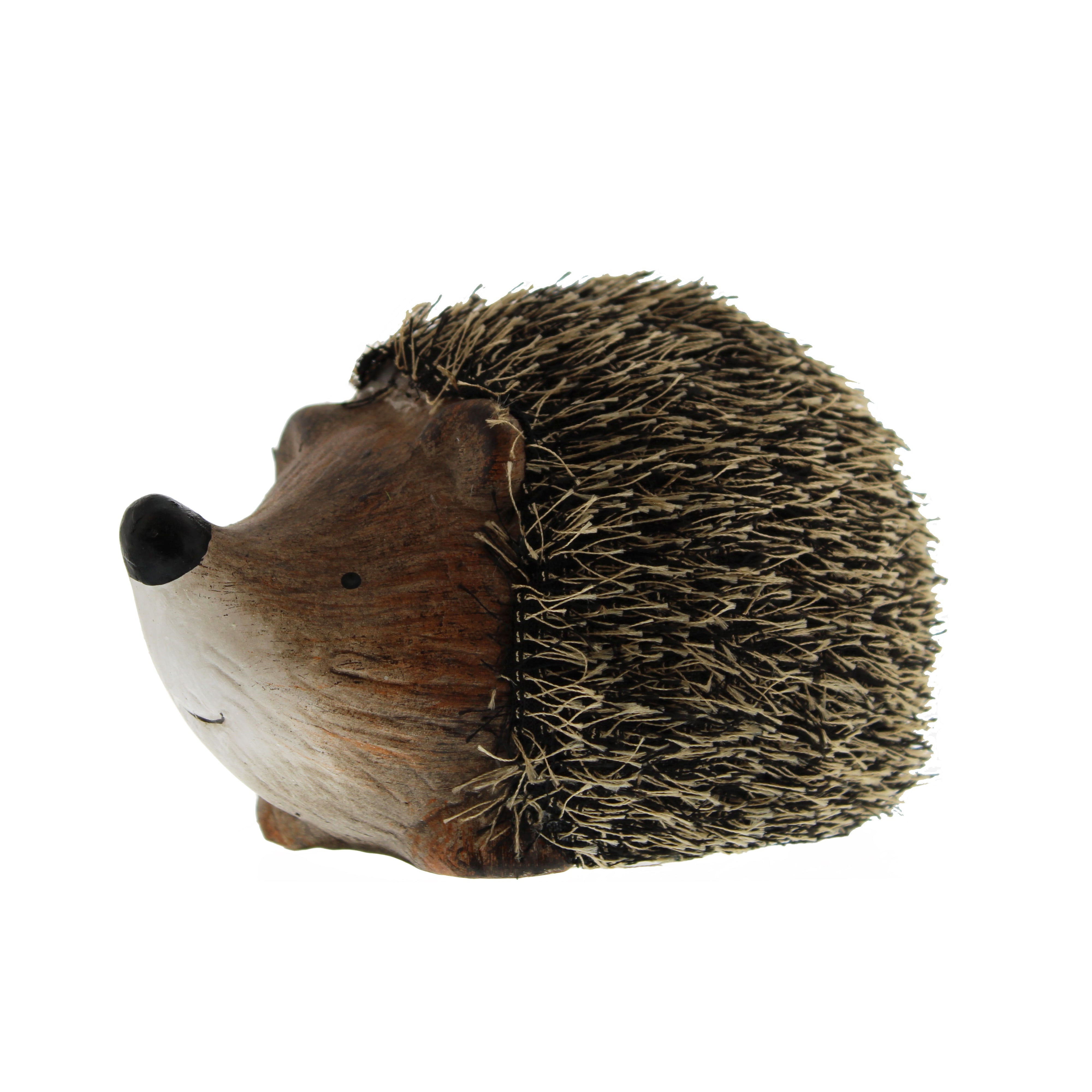 Ceramic Brown Hedgehog Ornament - 16cm