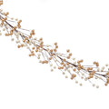 Gold and White Berry Garland with Ice Glitter Garland - 130cm