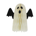 Halloween Paper Honeycomb White Ghost Decoration - 20cm