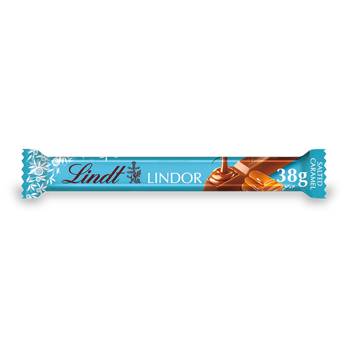 Lindt Lindor Salted Caramel Chocolate Treat Bar - 38g