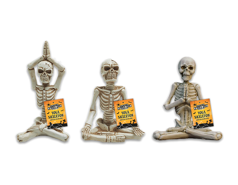 Yoga Skeleton Halloween Ornament - 15c