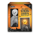 Halloween Spooky Ghost Battery String Lights - 2.8m